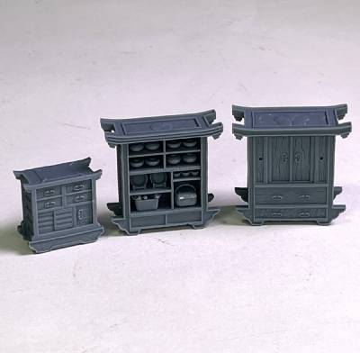 Japanese Set 3: cabinet set #1 (3)
